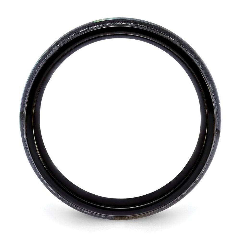 Kazi Luxury Titanium Polished Black Ip-Plated Aba… - image 2